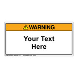 Custom Warning Label