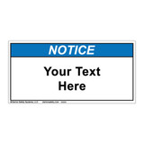 Custom Notice Label