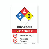 Danger Propane Sign (F1342-)