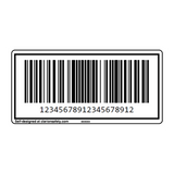 Custom CODE128 Barcode Label