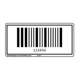 Custom Pharmacode Barcode Label