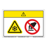 Caution/Extremely Cold Surface Label (WF2-019-CH)
