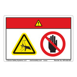 Danger/Crush Hazard Label (WF2-055-DH)