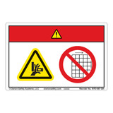 Danger/Entanglement Hazard Label (WF2-087-DH)