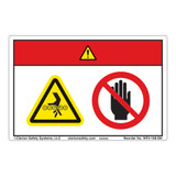 Danger/Entanglement Hazard Label (WF2-108-DH)