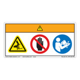 Warning/Crush Hazard Label (WF3-032-WH)