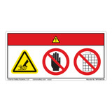 Danger/Entanglement Hazard Label (WF3-069-DH)