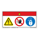 Danger/Hazardous Voltage Label (WF3-095-DH)