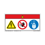 Danger/Hazardous Voltage Label (WF3-095-DH)