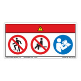 Danger/Do Not Step Label (WF3-101-DH)