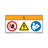 Warning/Restricted Access Label (WF3-156-WH)