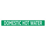DOMESTIC HOT WATER Pipe Marker (PS-PB8G)