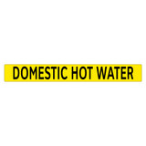 DOMESTIC HOT WATER Pipe Marker (PS-PB8Y)
