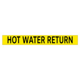 HOT WATER RETURN Pipe Marker (PS-PD5Y)