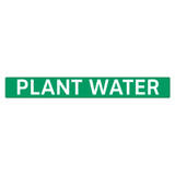 PLANT WATER Pipe Marker (PS-RE1G)
