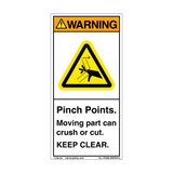 Warning/Pinch Point (H1098-405WVPJ)