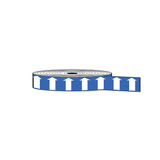 Arrow Banding Tape 1" x 30yd B White on Blue (ABT-1-WB)