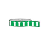 Arrow Banding Tape 2" x 30yd White on Green (ABT-2-WG)