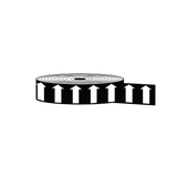  Arrow Banding Tape 2" x 30 yd White on Black (ABT-2-WM)