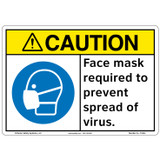 Caution/Face mask (F1362-)  