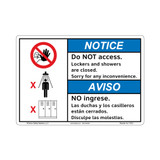 Notice/Access Door Is Interlocked (H6055-H17NH) Label