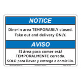 Notice/Dine In Area (F1384-)