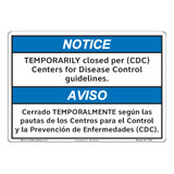 Notice/Temporarily Closed (F1385-)