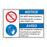 Notice/Do Not Share Lockers (FL1120-)