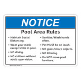 Notice/Pool Area Rules (FL1131-)
