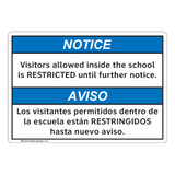 Notice/Visitors Allowed Inside (FL1138-)