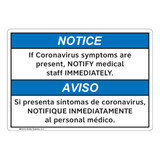 Notice/If Coronavirus Symptoms (FL1140-)