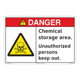 Danger/Chemical Storage Floor Marker (FM106-)