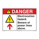Danger/Electrocution Hazard Floor Marker (FM128-)