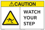 Caution/WATCH YOUR STEP.(FM200-) 