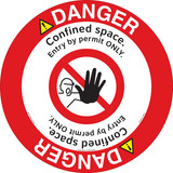 Danger/Confined Space Floor Marker (FM113-) 