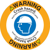 Warning/Crush Hazard Floor Marker (FM119-)