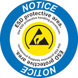 Notice/ESD Protective Area Floor Marker (FM131-)