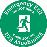 Emergency Exit/Do NOT Block Floor Marker (FM135-) 