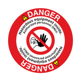 Danger/Hazardous Equipment Floor Marker (FM147-)