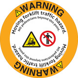 Warning/Moving Forklift Floor Marker (FM165-)