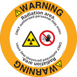 Warning/Radiation area. ONLY authorized personnel may enter.(FM179-)