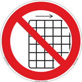 Do Not Operate With Guard Removed (FIS6060-)