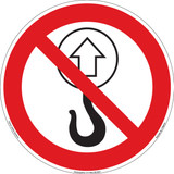 Do Not Lift With Hook/No Lift Point (FIS6070-)
