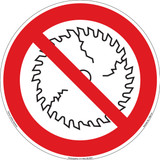 Do Not Operate With Damaged Blade (FIS6110-)