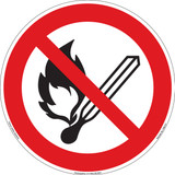 No open flame (FIS6157-)