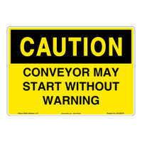 Conveyor Safety Signs