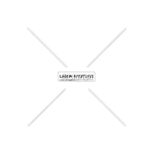 Laser Aperture Label (8012-50HP1)