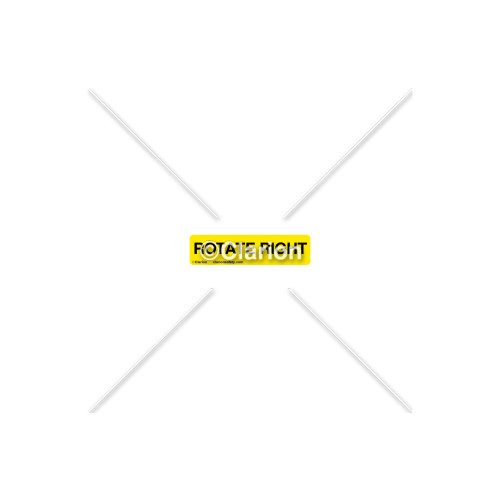 Rotate Right Label (8312-10HP-1)