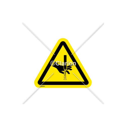 Cutting Of Fingers/Pressurized Water Label (IS1137-PB)