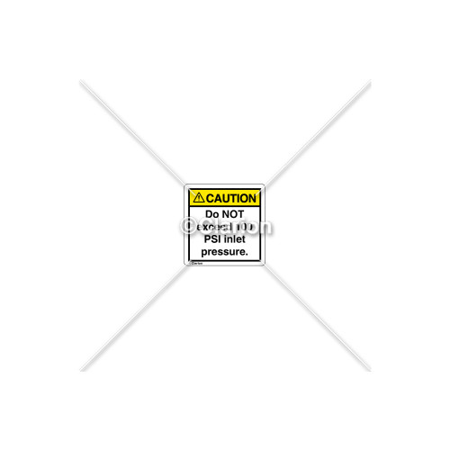 Caution/Do Not Exceed Label (C2426-01)